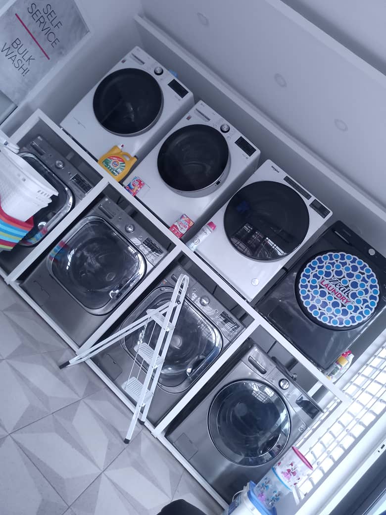 Laundry machines and equipment